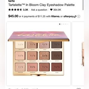 BNIB Tartelette In Bloom Palette